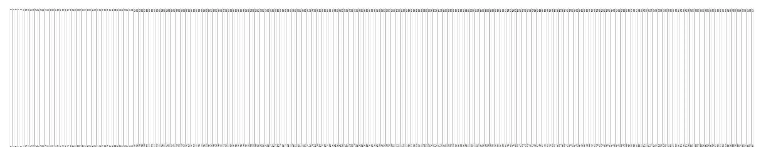 Printed template image showing the word layout for book folding